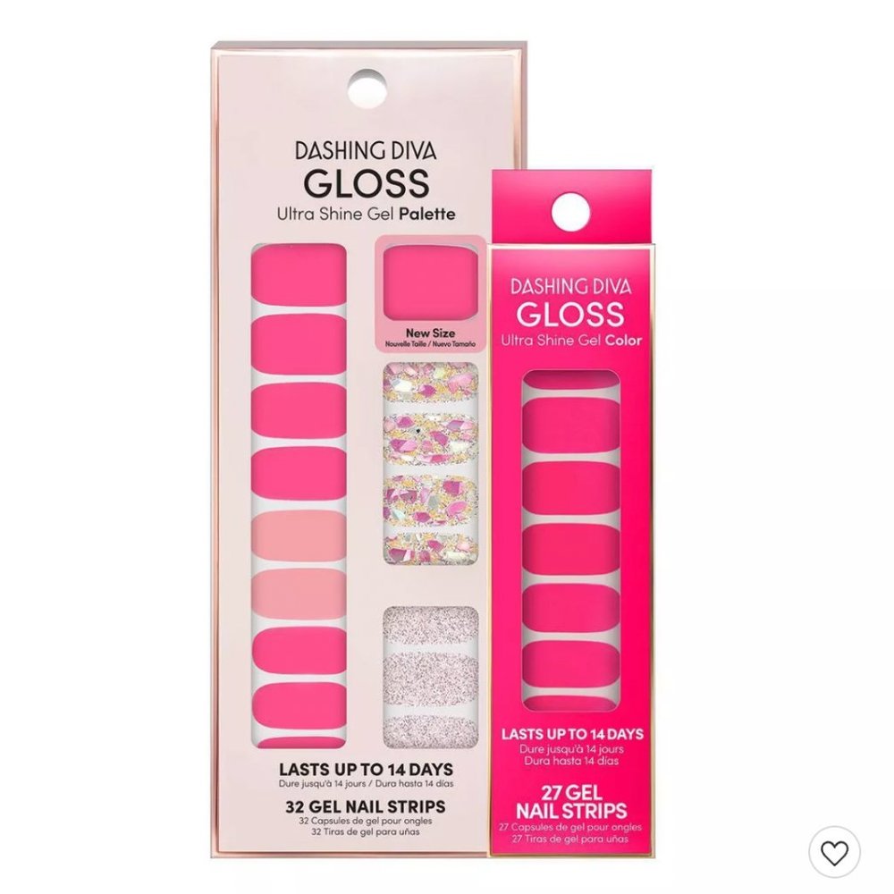 Dashing Diva Gloss Ultra Shine Gel Mani Bundle - Palm Beach & All Out Diva - 59c